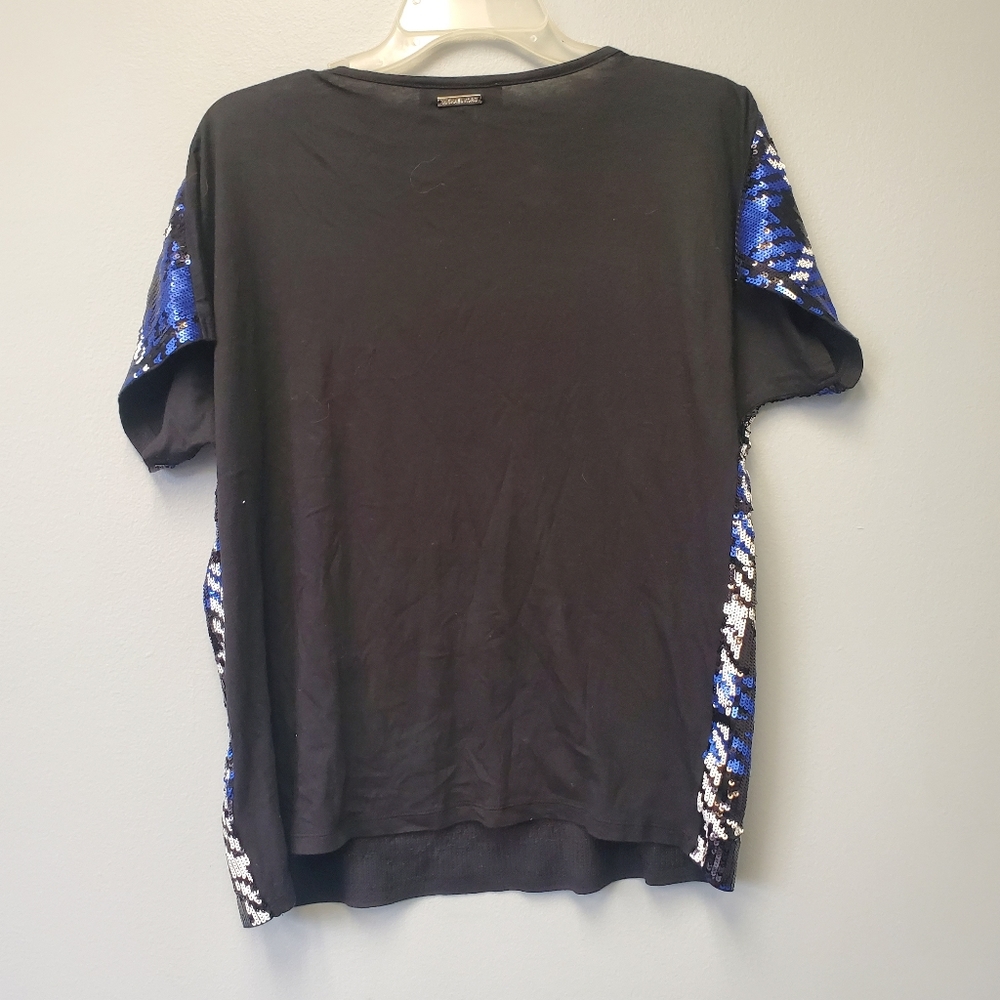 Argyle Pattern Sequin Michael Kors Top - image 4